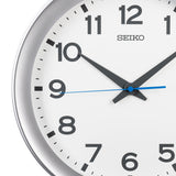 QXA835S White Dial Clock with Blue Quite Sweep Second Hand