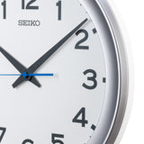 QXA835S White Dial Clock with Blue Quite Sweep Second Hand