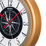 QXA844G Vintage Nautical Compass Wall Clock