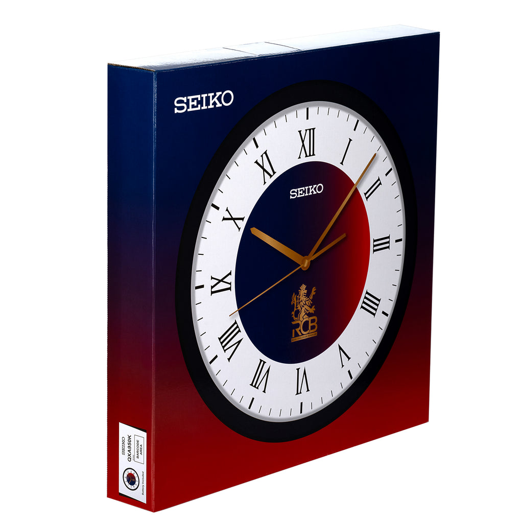 QXA950KN - RCB-Inspired Dial Clock