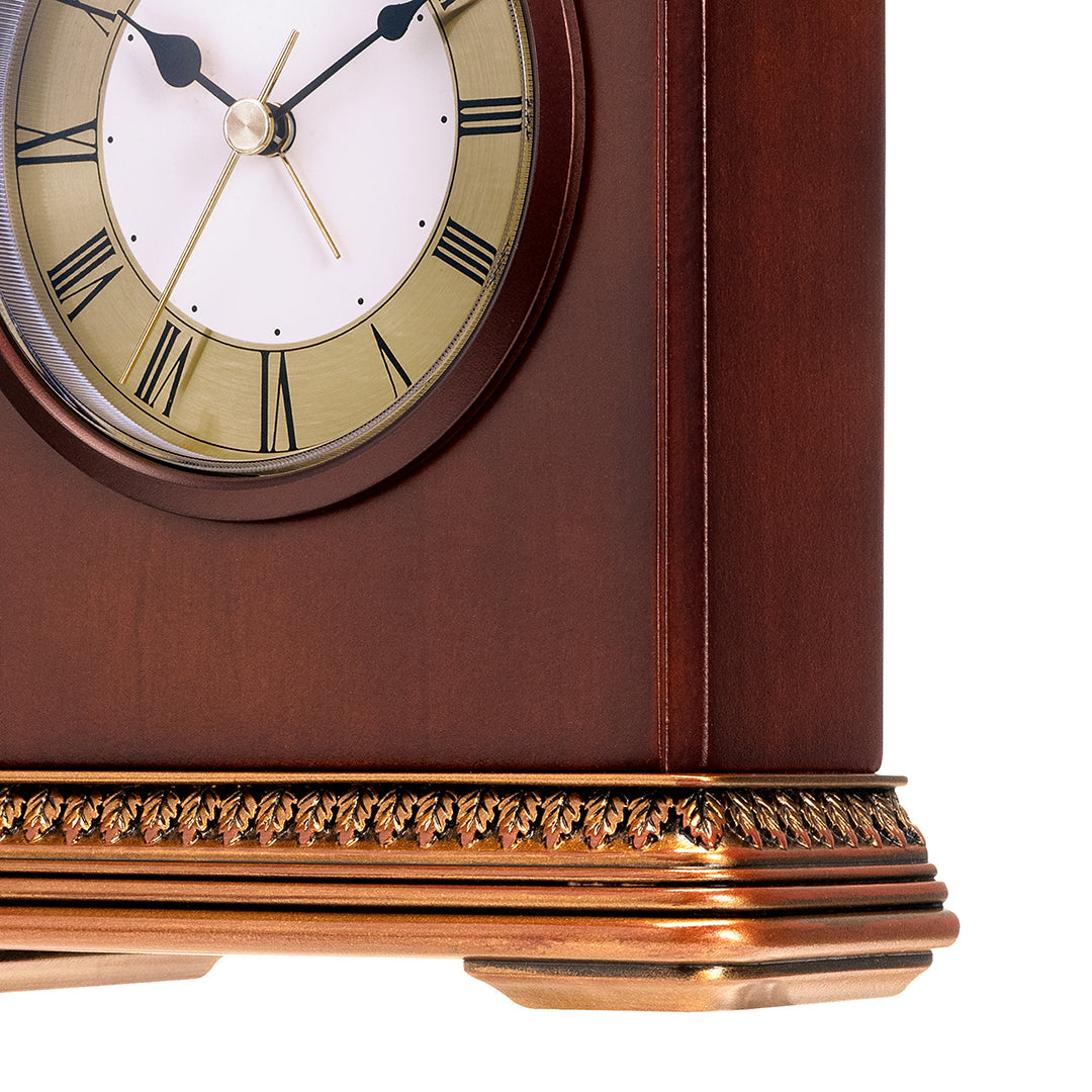SEIKO ONLINE STORE QXE018B Alder Wood Mantel Clock – SEIKO CLOCKS INDIA