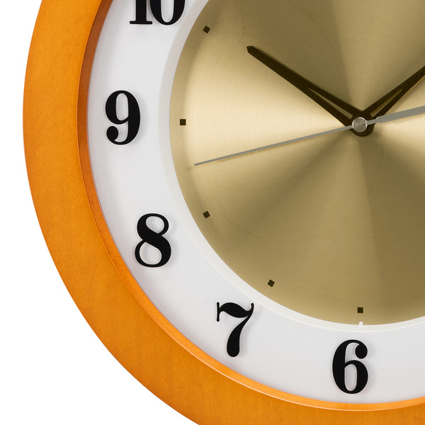 QXA743B Golden Dial Clock