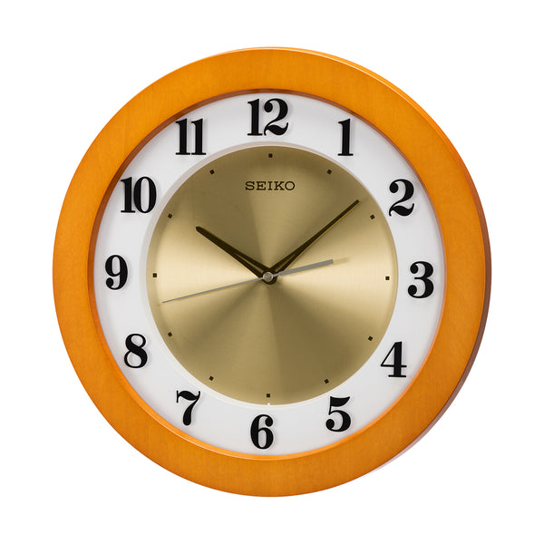 QXA743B Golden Dial Clock