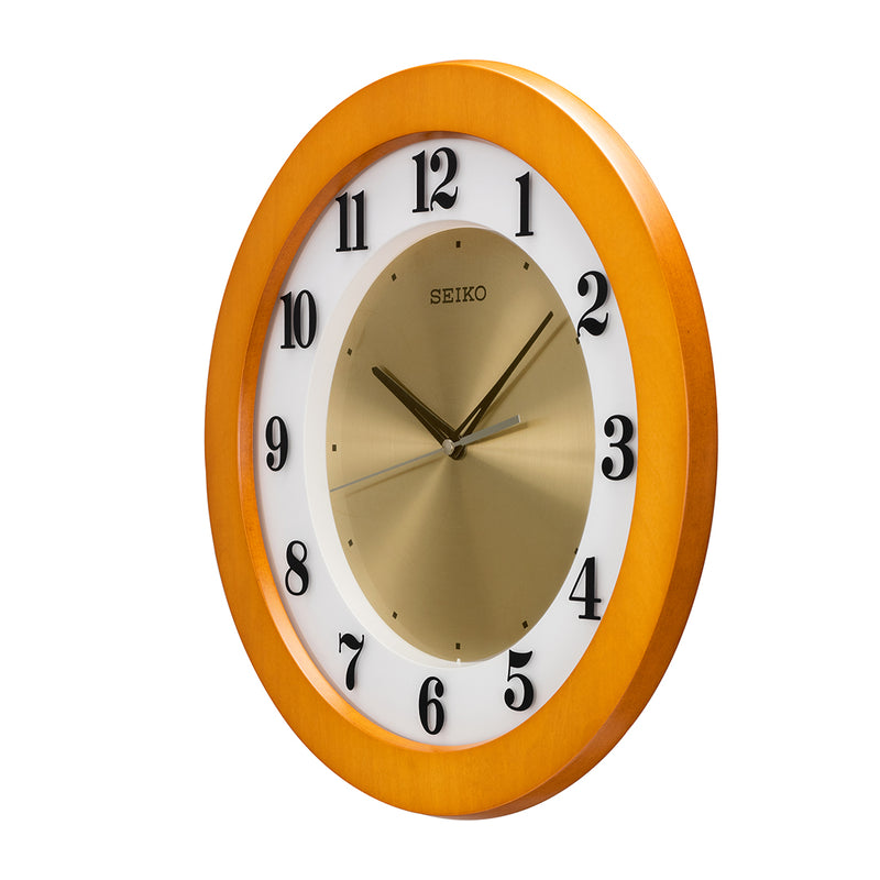 QXA743B Golden Dial Clock