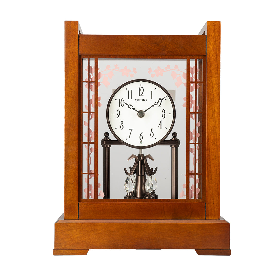 SEIKO ONLINE STORE QXN235B Sakura Bloom Decorative Mantel Clock – SEIKO ...