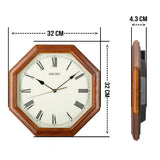 QXA152B Oak Wood Clock For Living Room