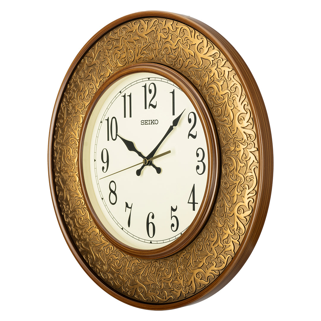 SEIKO ONLINE STORE QXA846G Vintage Ornate Frame Wall Clock – SEIKO ...