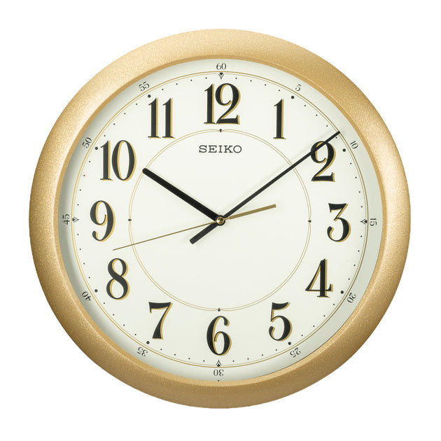 SEIKO ONLINE STORE QXA754G Royal Gold Wall Clock – SEIKO CLOCKS INDIA