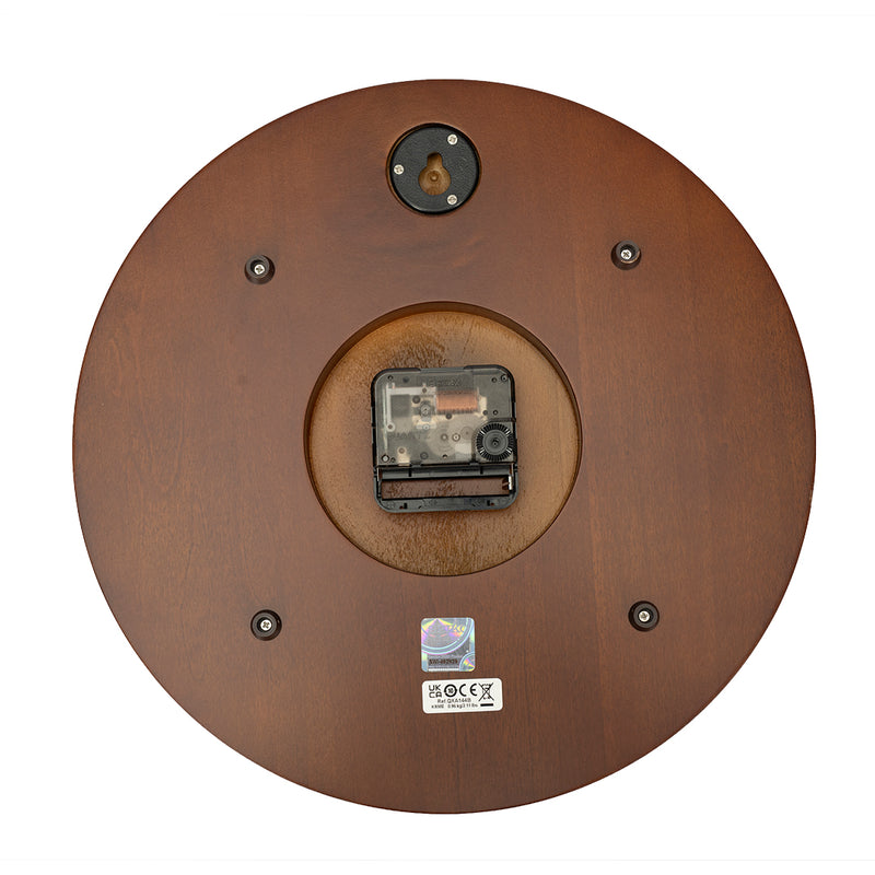 QXA144B Alder Wood Clock with Roman Numerals