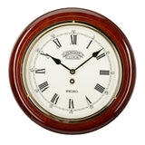 QXA144B Alder Wood Clock with Roman Numerals