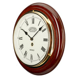QXA144B Alder Wood Clock with Roman Numerals