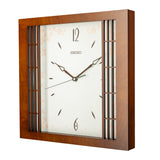 QXA848B Cherry Blossom Glass Panel Clock