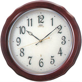 AHS521BB Oak Wood in Piano finish Wall Clock