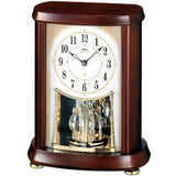 AHW566B Alder Wood Clock with Crystals Pendulum