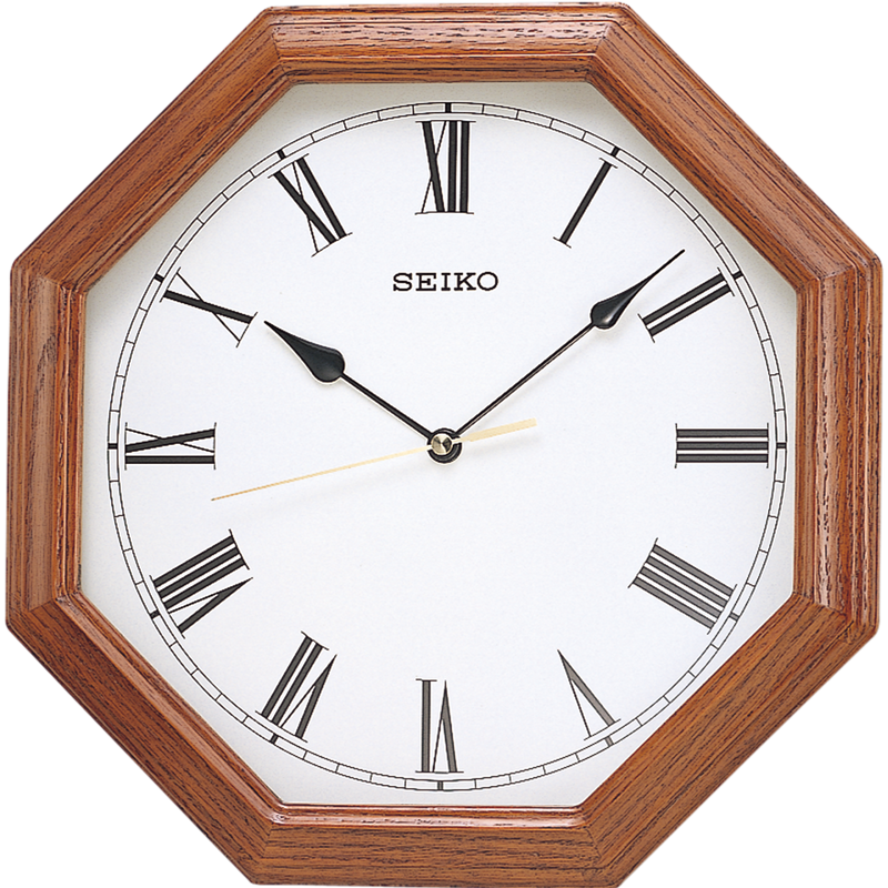 Oak wood case with Roman Numerals QXA152B