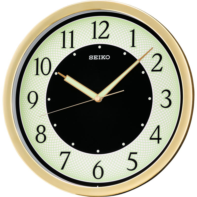 Contemporary and elegant clock with lumibrite (glow in the dark) dial for modern homes & Offices in India