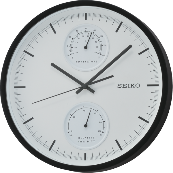 SEIKO ONLINE STORE QXA525K with Thermometer & Hygrometer – SEIKO