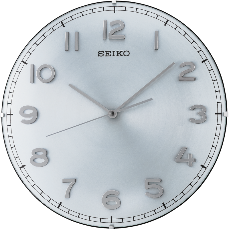 Metallic Aluminium Dial with 3D numerals and beautiful Clock Design QXA630S
