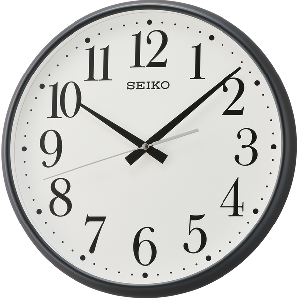 QXA728K Black Case Clock