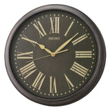 QXA771K Brown Decor Clock
