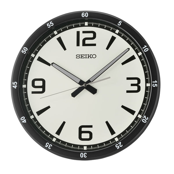 QXA809J White Dial Clock