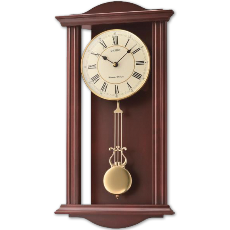 Seiko India Online Clock Store Classical Contemporary Pendulum Clock QXH072B Musical Dual Chime Westminster Whittington Music 