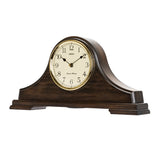 QXJ031B Wooden Oak Finish Mantel Clock with Hourly Chime