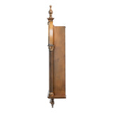 QXH075B Alderwood Pendulum Dual Chime Clock with Hourly Strike