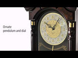 QXH004B Alder Wood Pendulum Clock